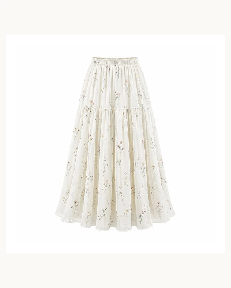 Printed A-Line Skirt, SKU 957499750590