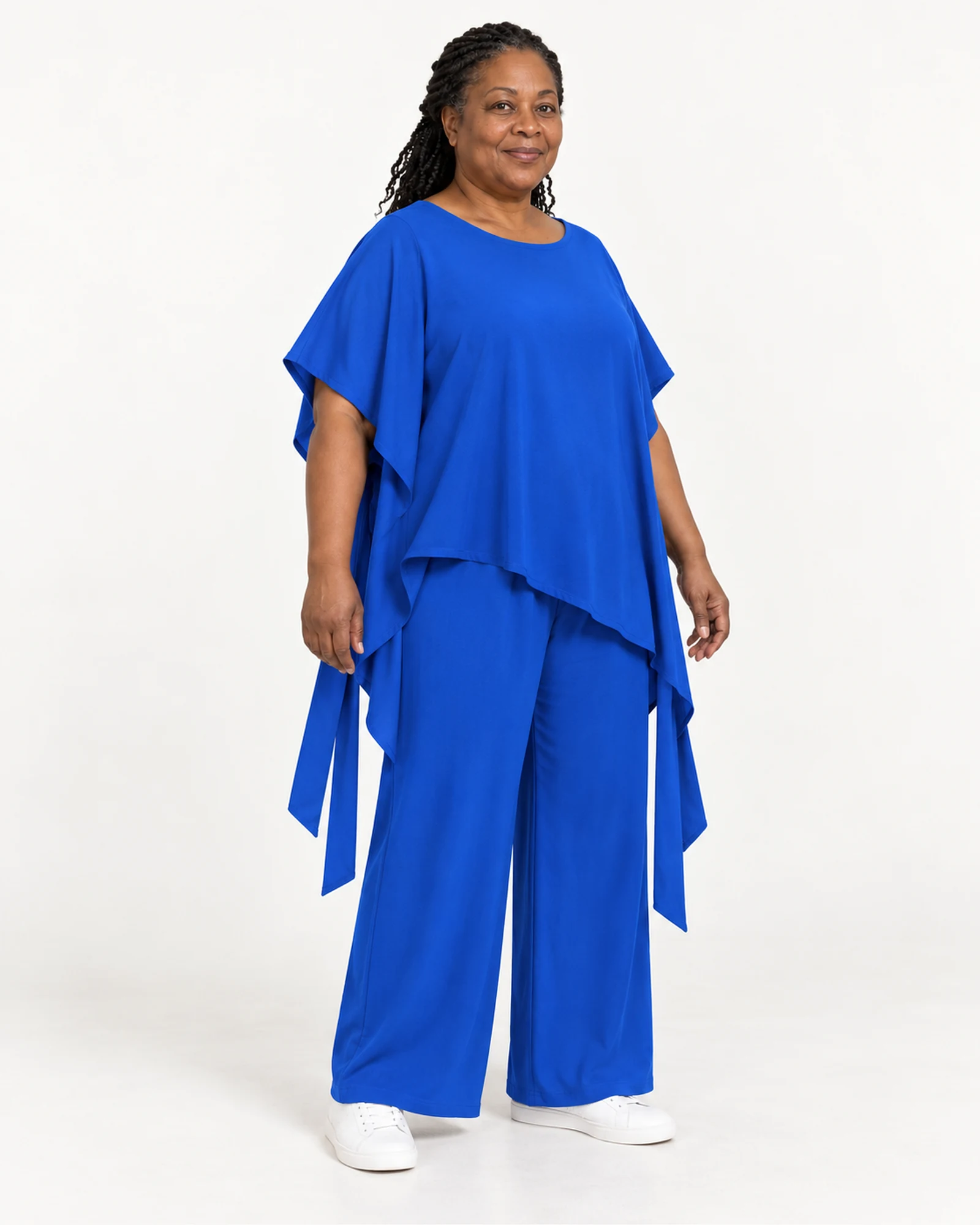 Asymmetric Top & Wide-Leg Set, styling view, SKU 1037772199247