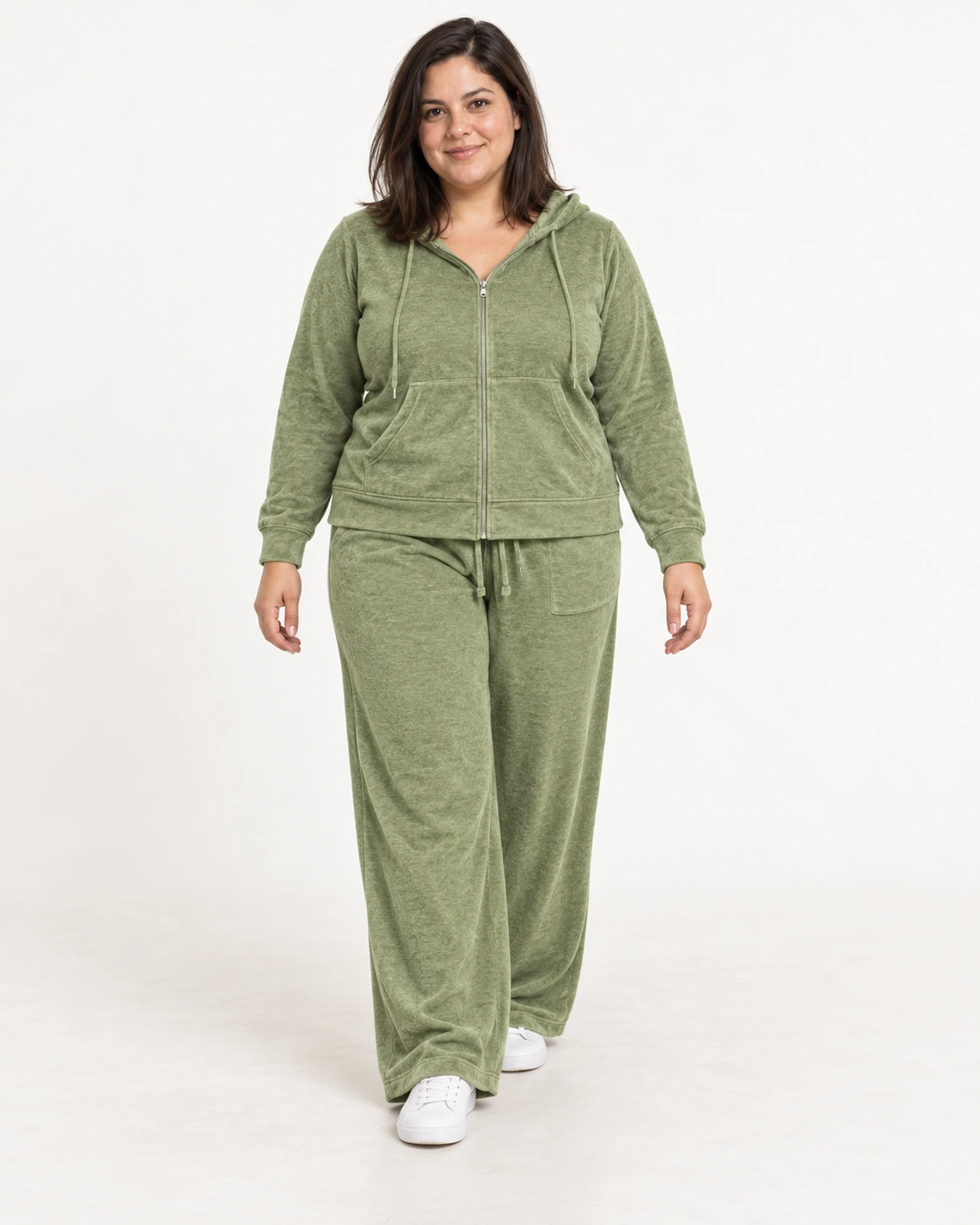 Zip-Hoodie & Wide-Leg Set, styling view, SKU 691871273134