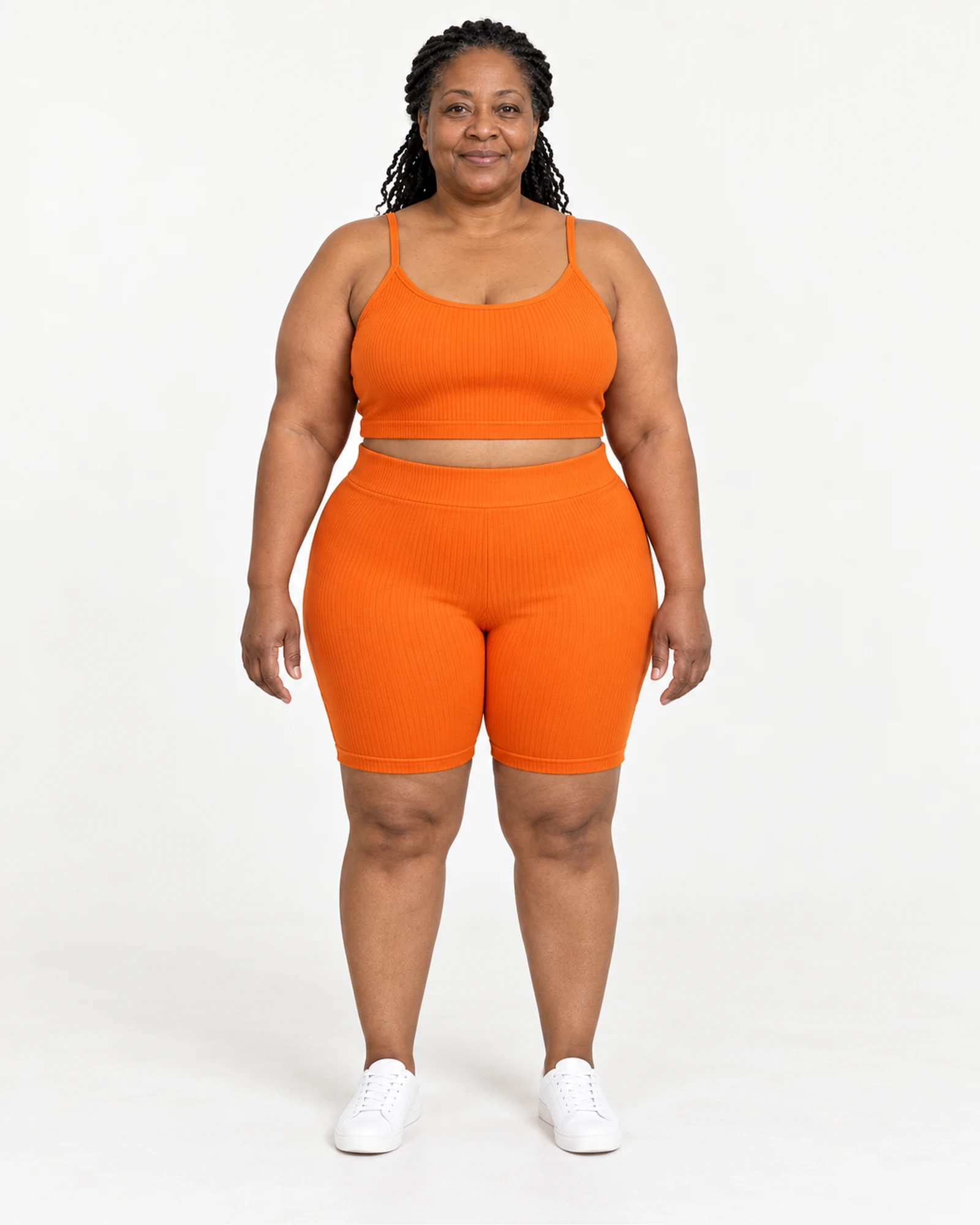 Cropped Camisole & Cycling-Shorts Set, styling view, SKU 710979269038