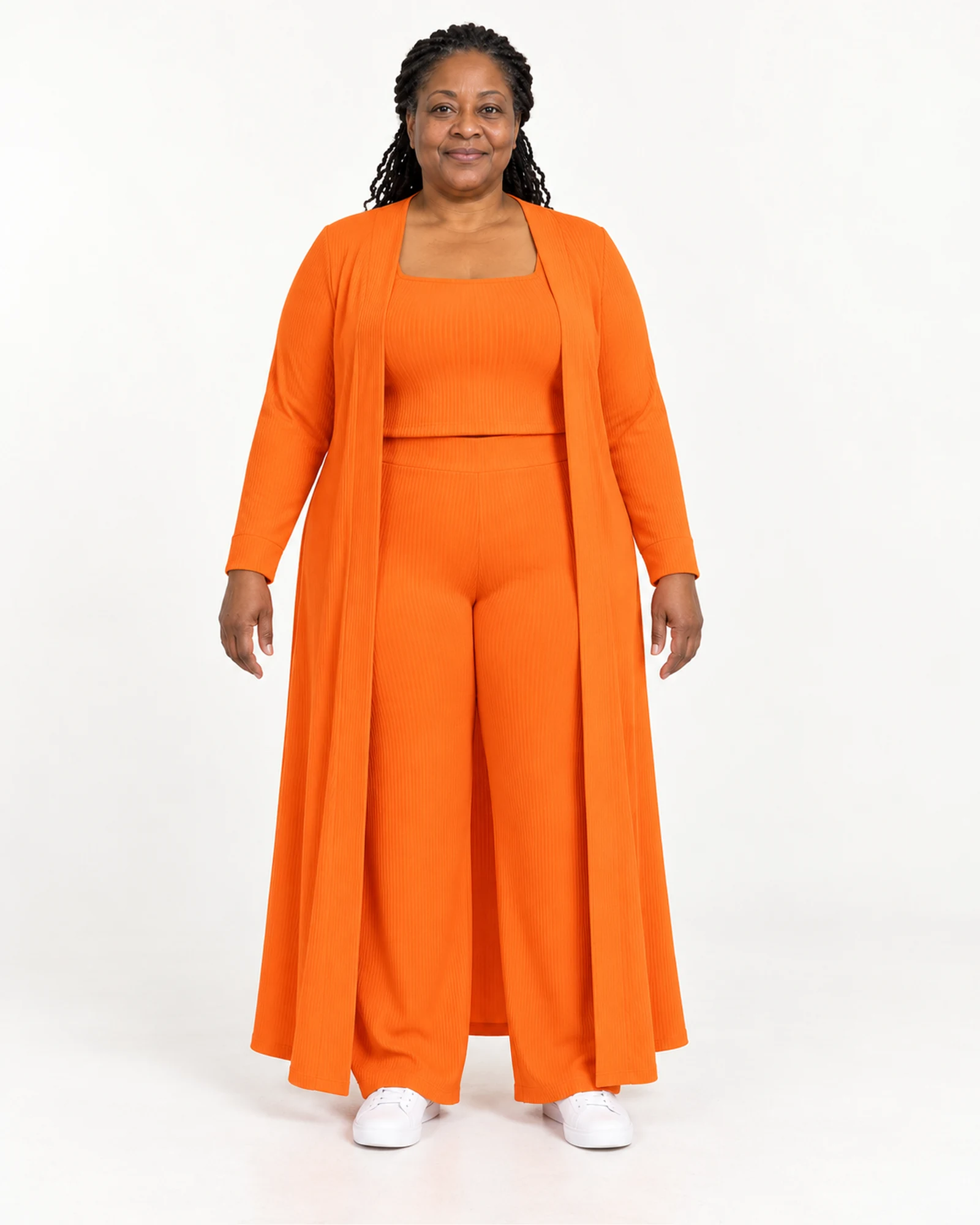 Longline Jacket & Wide-Leg Set, styling view, SKU 730585100409