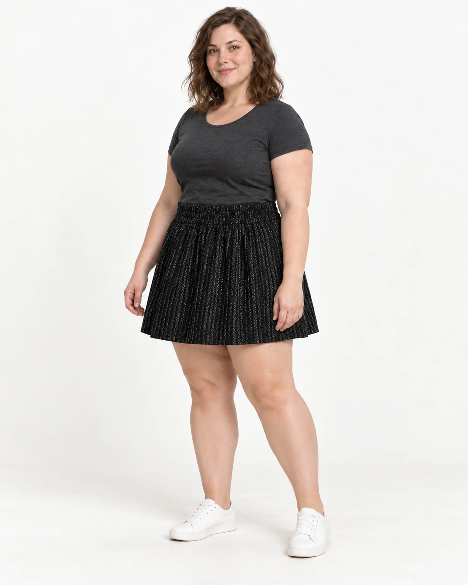 Pleated Short Skirt, styling view, SKU 766003802942