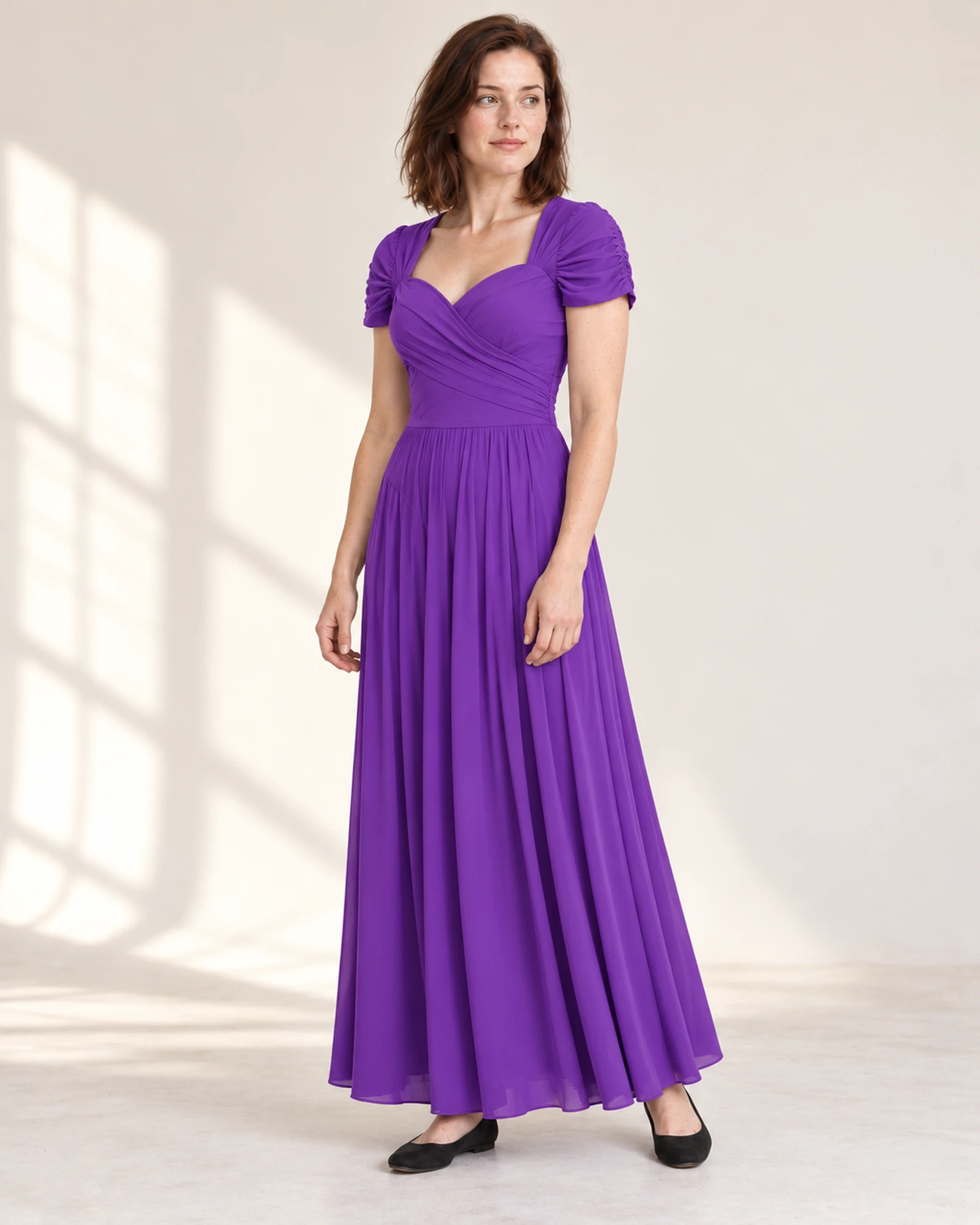 Sweetheart-Neck Maxi Dress, styling view, SKU N8072