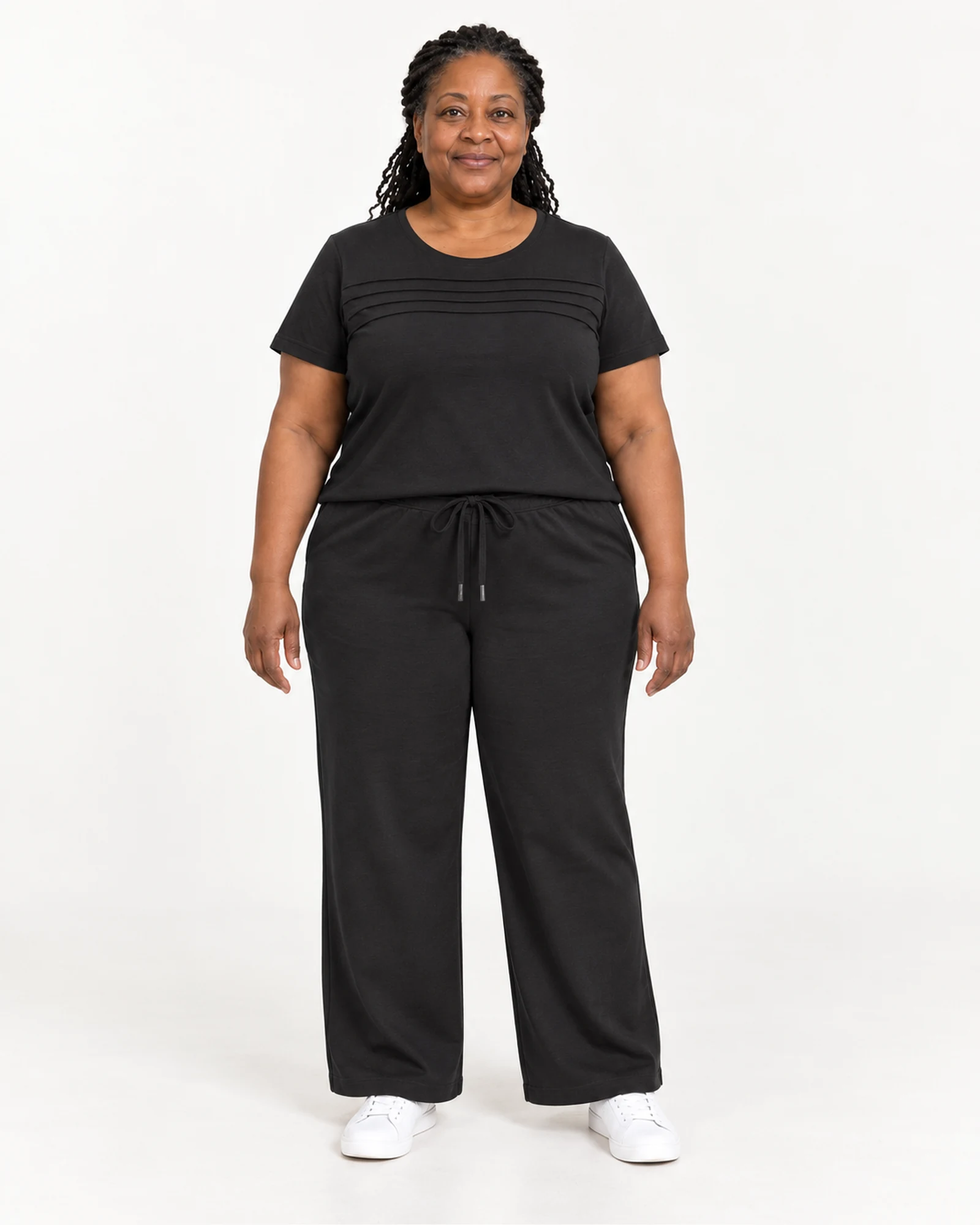 Short-Sleeve Top & Trouser Set, styling view, SKU T2603018