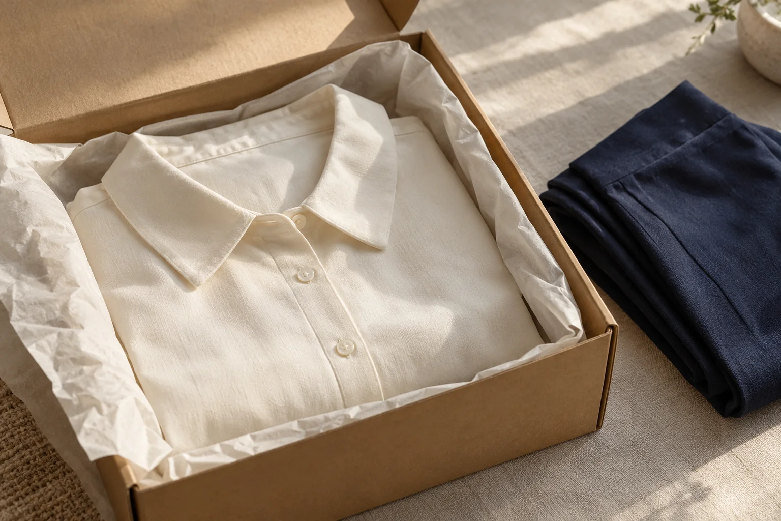 Confirm folding, assortment and packing instructions before release.